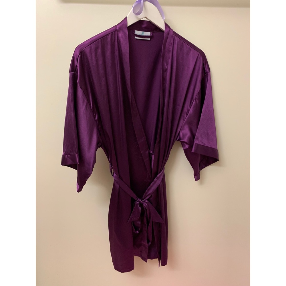 Silky Purple Robe